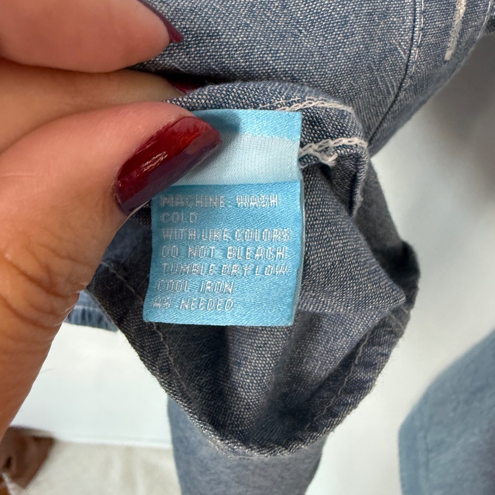 J. Mclaughlin Chambray With Front Pockets And But… - image 6